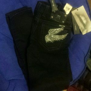 Miss Me Jeans Size 26 Skinny Jeans Black New NWT